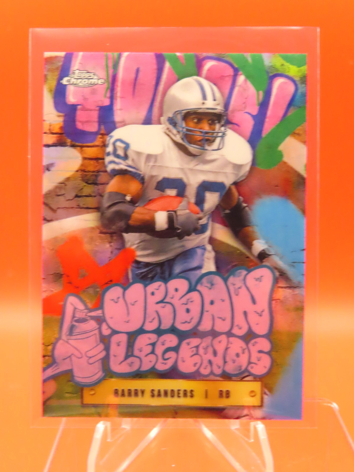 2024 Topps Chrome Barry Sanders Urban Legends SSP Detroit Lions UL-3