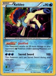 Keldeo XY191 Black Star Promo Holo