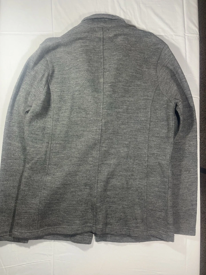 Мужской кардиган Michael Kors свитер размер L серый шерстяная хлопковая смесь с длинным рукавом - Изображение 4 из 4