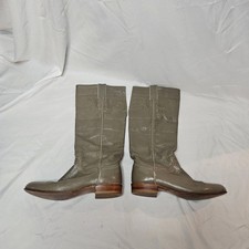 VTG Justin Women  s Boots Tan Leather Made USA Vintage Size 6 R