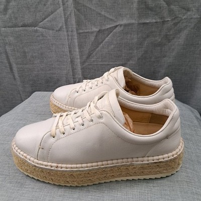 %RAG & BONE Kent Espadrille Lace Up Platform Women's Size US 9.5 Sneakers / D10