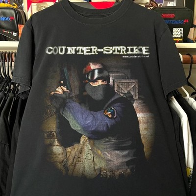 Vtg 1999 Counter-Strike 1.6 Promo T-Shirt Retro Video Game Gaming S-5XL Unisex