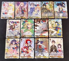 Signed Weiss Schwarz GA bunko GA Complete Set GAR Signature Full GA Rarity Set