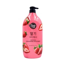 ShowerMate Natural Strawberry Body Wash 40.57 oz | Moisturizing Body Cleanser |
