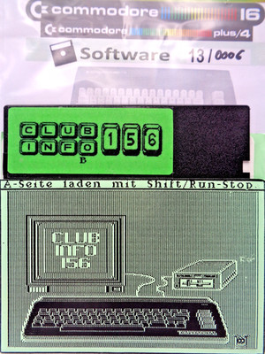COMMODORE 16/+4 -- CLUB INFO 156 (DISC)