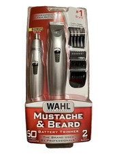 WAHL Mustache  Beard Battery Trimmer 5606-420 Brand New Sealed D2