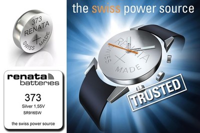 5 Batterie Da Orologio Renata 329 Made In Swiss All'ossido Di - Foto 6