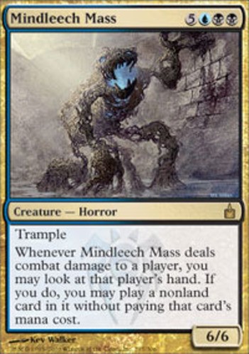 1x Mindleech Mass Moderate Play MTG Magic - Kid Icarus -
