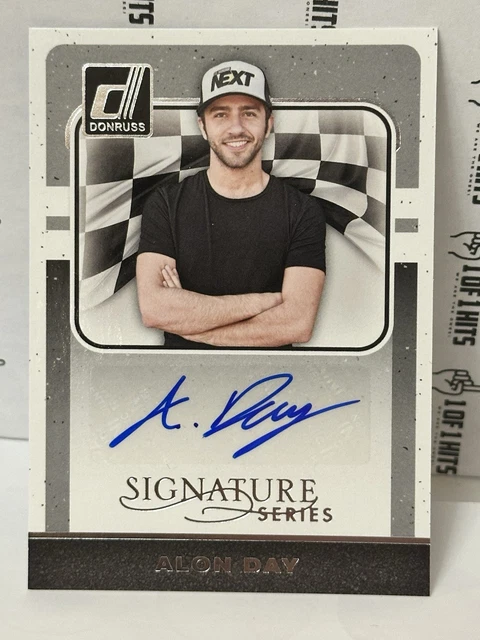 2017 Panini Donruss NASCAR - Signature Series Alon Day #SS-AD (AU)