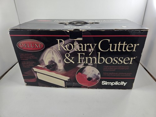 Simplicity Deluxe Rotationsschneider & Präger - Offener Karton Neu