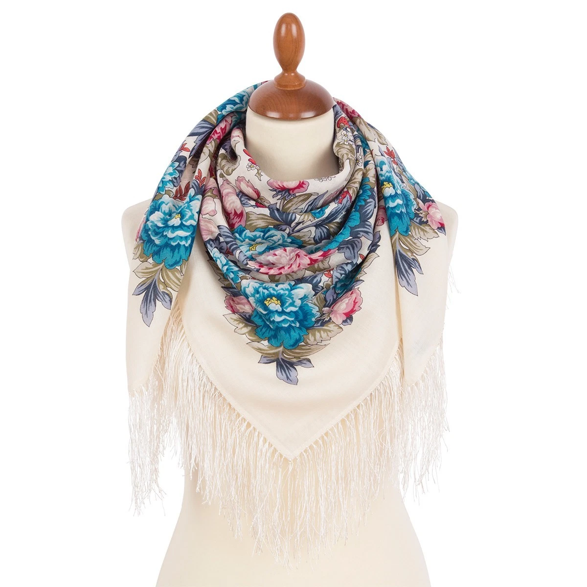 Donna Hippie Estate Cotone Pigiama Ikat Stampa Rosso lungo Maxi Caftano