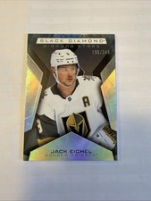 2025-26 UD Black Diamond JACK EICHEL DIAMOND STARS #d 196/249 KNIGHTS