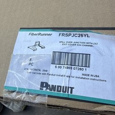 PANDUIT FRSPJC26BL FiberRunner Spill-Over Junction 2X2 Exit Cover 6X4 Channel