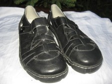 Reflexan Laufkomfort  Damen Schuhe Leder  schwarz  Gr. 40 Weite H   Wie neu