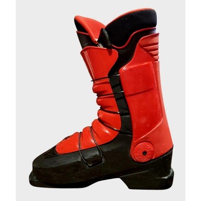 Raichle Ski Boots 3678 85 Red Mens size 9 Defect See Details