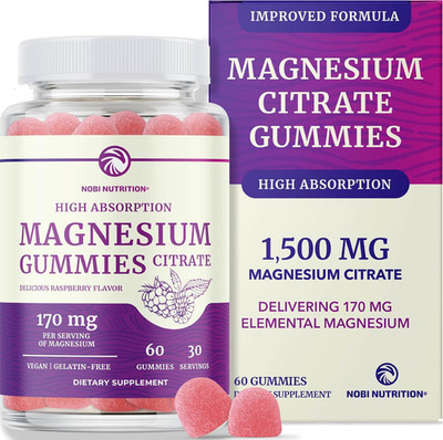 Magnesium Citrate Gummies | Extra Strength for Calm, Relaxation & Digestion | Hi