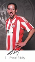Franck RibéRy Fc Bayern MüNchen Autogrammkarte 2010/2011 Faksimile #FP483
