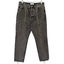 Pistola Nico High Rise Zip Straight Leg Jeans In Charcoal Women s Size 29