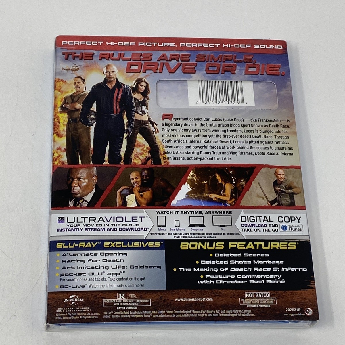 Death Race 3: Inferno (Blu-ray, 2012) for sale online | eBay