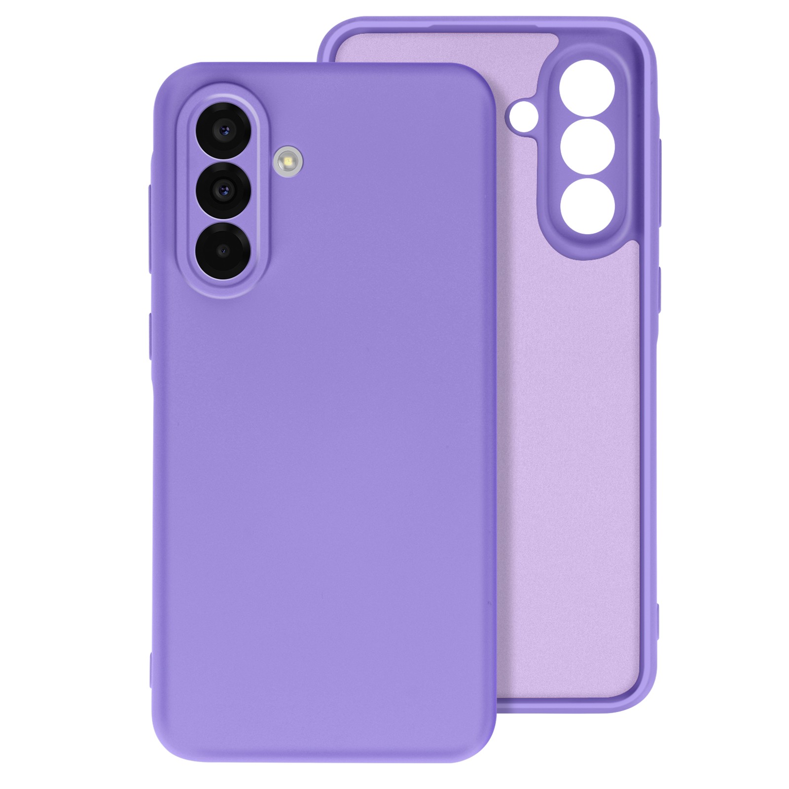 Coque Galaxy A36 Avizar violette protection silicone souple anti-choc et rayure