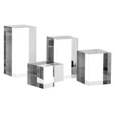 Displayblock klar Display W&uuml;rfel minimalistisch f&uuml;r Fotografen