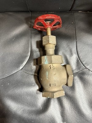 WALWORTH 3096 USA Bronze Angle Shut Off Gate Valve 1 1/2''