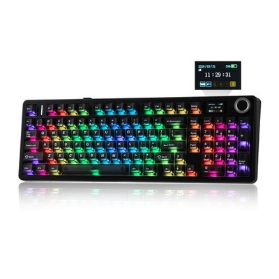 EPOMAKER AULA F99 MAX Kabellose Mechanische Tastatur, Smart Screen & Regler, 8000mA 
