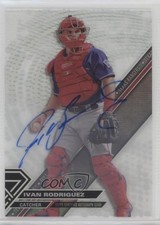 2017 Topps High Tek Auto Ivan Rodriguez #HT-IR Auto HOF a2v