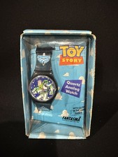 Disney FANTASMA BUZZ LIGHTYEAR Toy Story Quartz Analog Watch Glow in Dark NOS