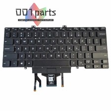For Dell Latitude 5400 5401 3J9FC 03J9FC Laptops Backlit Dual Point Keyboard
