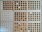 3 Lincoln Coin Albums  200 coins 1941 - 2025 UNC BU  few mixed condition lot A13