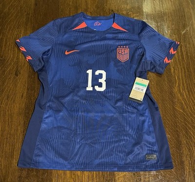 Alex Morgan #13 USA Women's Soccer Jersey Nike 2023 World Cup Navy