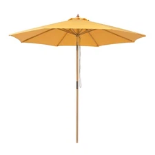 LAGarden 9Ft BOHO Market Patio Umbrella 260GSM Acrylic 5-Year-Non-Fading