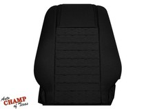 2007-2008 Ford Mustang Gt V8 -driver Side Lean Back Cloth Seat Cover Black