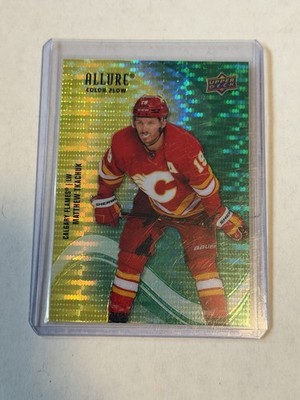 2022-23 Upper Deck Allure Color Flow Yellow Green Spectrum /65 Matthew Tkachuk