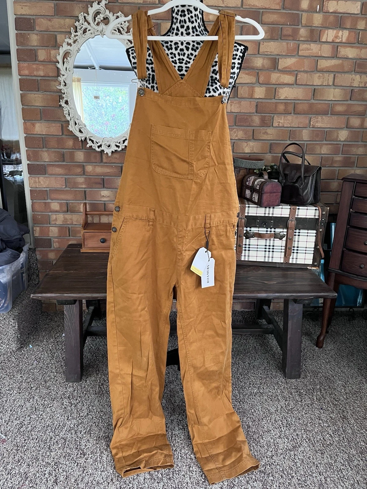 Roamers Marshalls Point Overalls (30) Dijon Organic Cotton/Hemp Gorpcore Bibs
Opens in a new window
