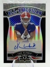 2022 Leaf Valiant - Cade Klubnik All-American Black 1/5 (AU, RC)     JETS