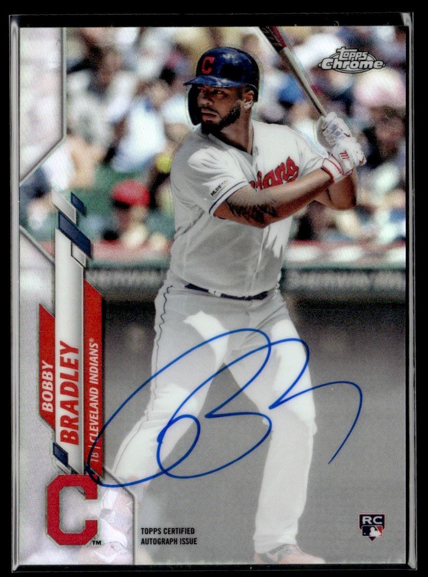 2020 Topps Chrome Rookie Autographs Refractor Bobby Bradley RC Auto 199/499
