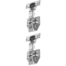  Set of 2 Invisible Hinge Bathroom Cabinet Hinges Hidden for Doors