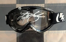 NASCAR Race Used  Kyle Busch Autographed Electric Goggles Personal