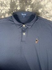 Peter Millar Crown Crafted Performance MENS XL Tailored Polo Shirt