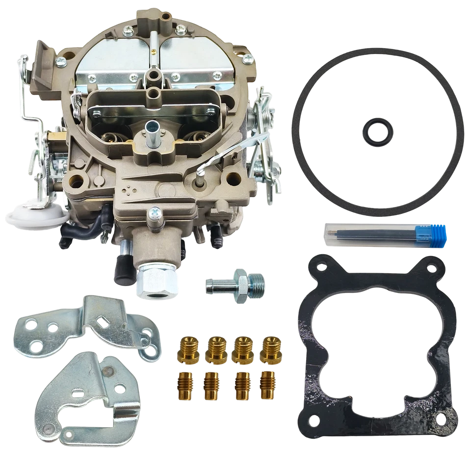 4 Barrel Carburetor For Pontiac 350 400 428 455 1967-1970 Firebird 6.6L 1968 New - Image 2 of 4