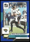 2022 Panini Donruss Football Press Proof Blue Trevor Lawrence #61 PSA 9