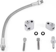 LS Throttle Body Bypass Hose kit Coolant/Steam Port Crossover Kits 