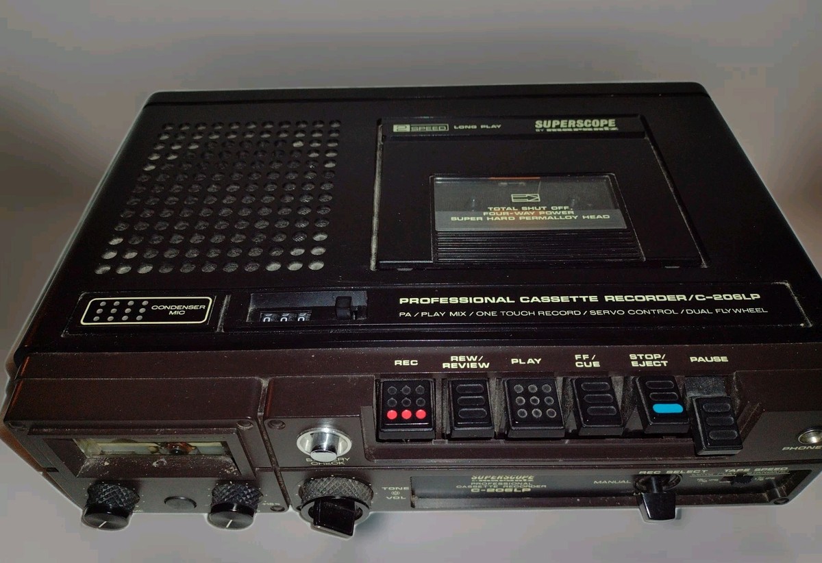 MARANTZ SUPER SCOPE PROFESSIONAL CASSETTE RECORDER C 206LP PARTS