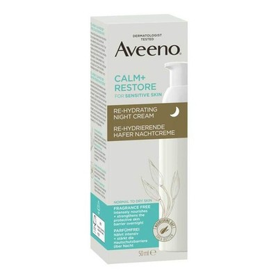 Aveeno Calm + Restore Re-Hydrierende Hafer Nachtcreme  · 50 ml · PZN 19342921