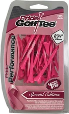 Pride Performance Plastic Golf Tees (2.75",  Breast Cancer Awareness, 30pk) NEW