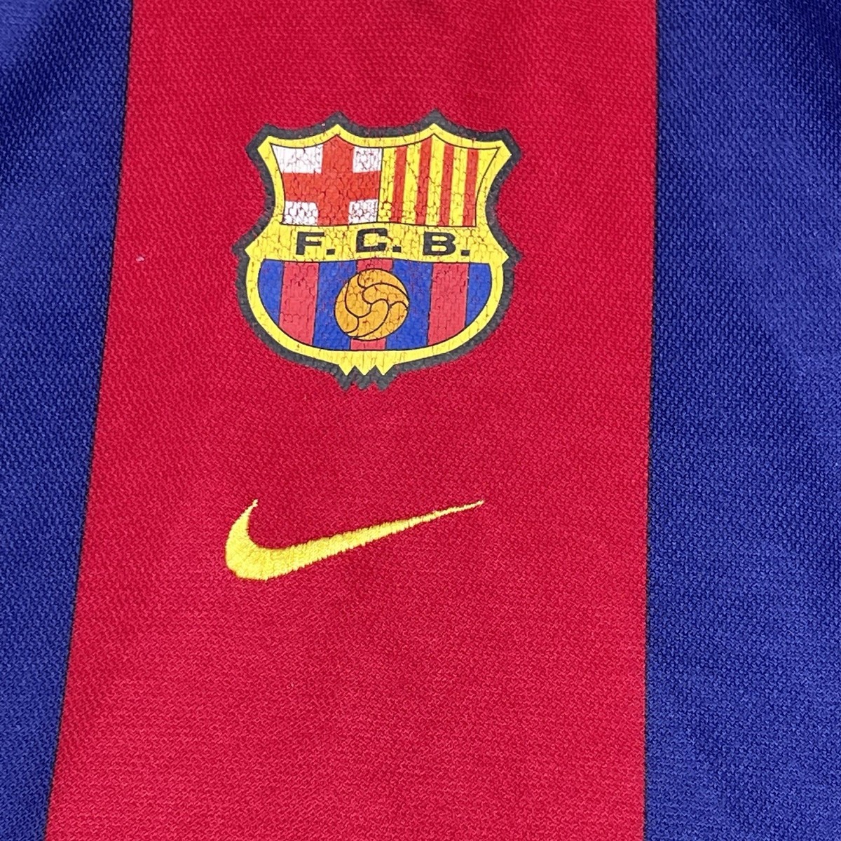 NIKE ORIGINAL BARCELONA BARCA 2000/2001 FOOTBAL SHIRT JERSEY HOME