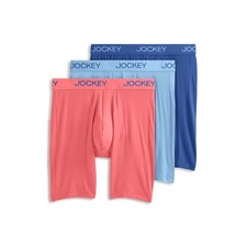 Jockey Men's Chafe Proof Pouch Ultra Soft Modal 8.5" Long Leg Boxer Brief - 3