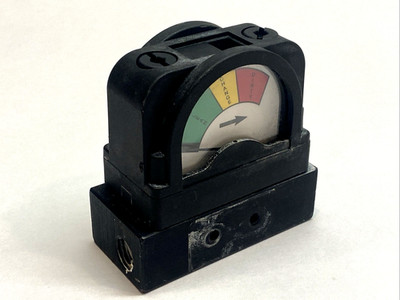 MidWest Instrument 555A-15 Pressure Indicator 0-15 psi 1/4''